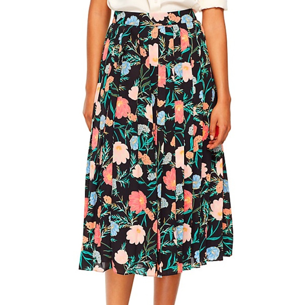 BNWT Kate Spade Pleated Midi Skirt